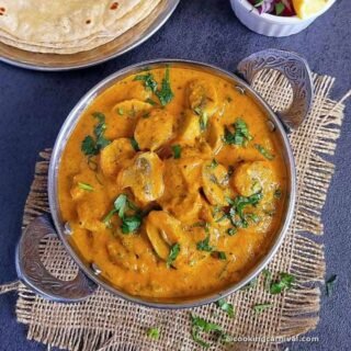 Mushroom Masala - Rich, Flavorful, and Irresistible